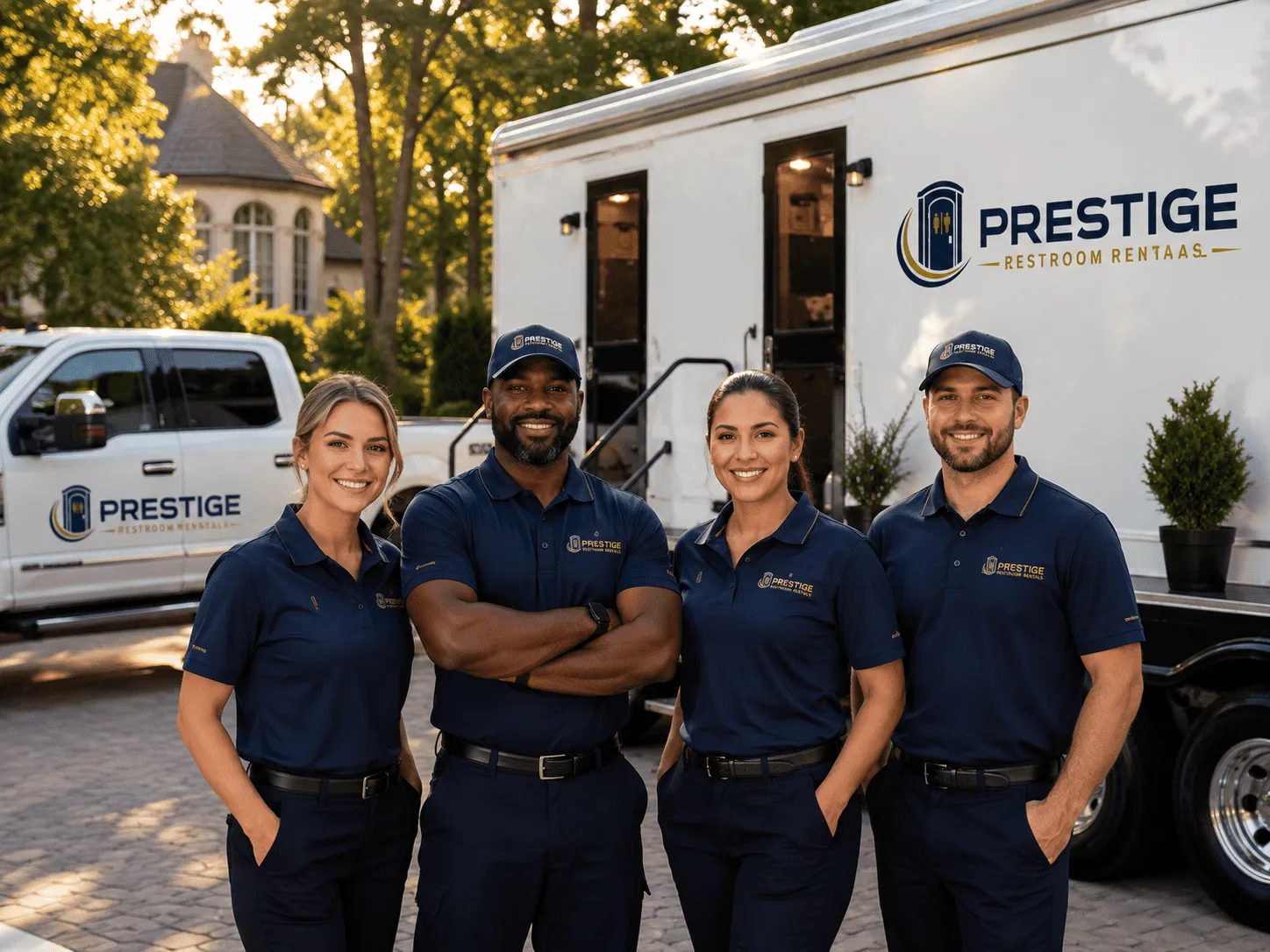 Trusted Luxury Portable Restrooms company in Mentcle, PA